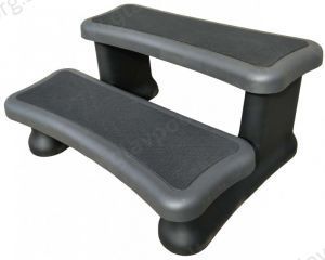 Ступени для СПА бассейна Universal Spa Step Grey пластиковые двойные 86x69x39 см