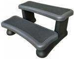 Ступени для СПА бассейна Universal Spa Step Grey пластиковые двойные 86x69x39 см
