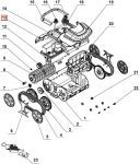 Уплотнительная коробка для сенсора для робота пылесоса Wybotics WY200