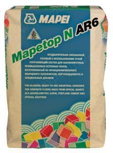 Упрочнитель бетонных полов с кварцевым заполнителем Mapei Mapetop N AR6, светло-серый, 25 кг (4LQ320325)