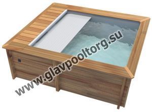 Каркасный бассейн Urban деревянный 4,20х3,50х1,33 с песочным фильтром и тепловым насосом (27181414)
