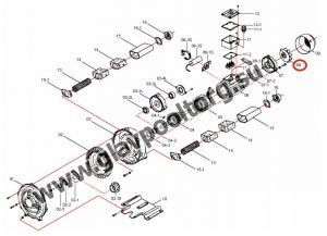 Вентилятор двигателя компрессора HPE HSC0315-1MT221-6 (0507054)