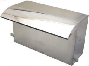 Водопад Стеновой 2000 мм Bazen, нержавеющая сталь AISI-304 (MV 8)