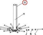Воздухоотводящая трубка для фильтра IML Lisboa FS-350/450, 6 мм (FS04959-0430)