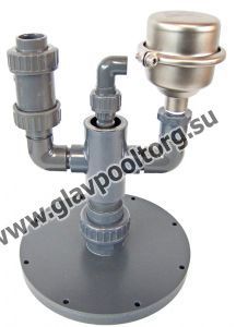 Воздушный клапан с арматурой Dinotec для фильтров Public 610/765/910 (0984-304-00)