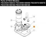 Втулка М8 платформы для фильтра картриджного СЕ и насоса SS Emaux (590003024)