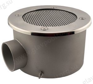 Слив донный Xenozone под плитку/мозаику, круглый сетчатый (СД.65.3)