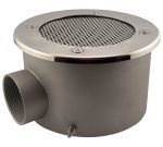 Слив донный Xenozone под плитку/мозаику, круглый сетчатый (СД.65.3)