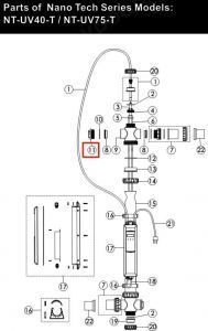 Заглушка прозрачная для установки УФ Emaux Nano Tech UV-C Timer NT-UV40-T/NT-UV75-T (430221017) Заглушка прозрачная для установки УФ Emaux Nano Tech UV-C Timer NT-UV40-T/NT-UV75-T (430221017)